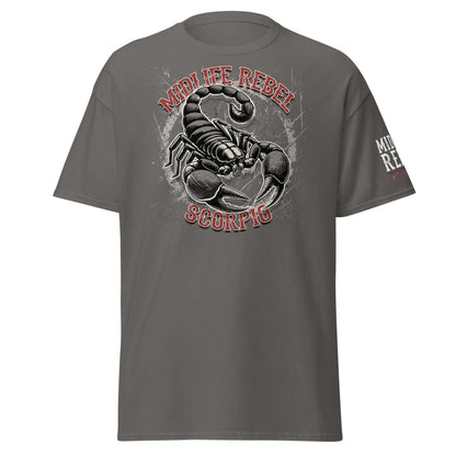 Scorpio Scorpion Zodiac T-shirt with intense scorpion design, ideal for astrology enthusiasts and those embracing transformation.